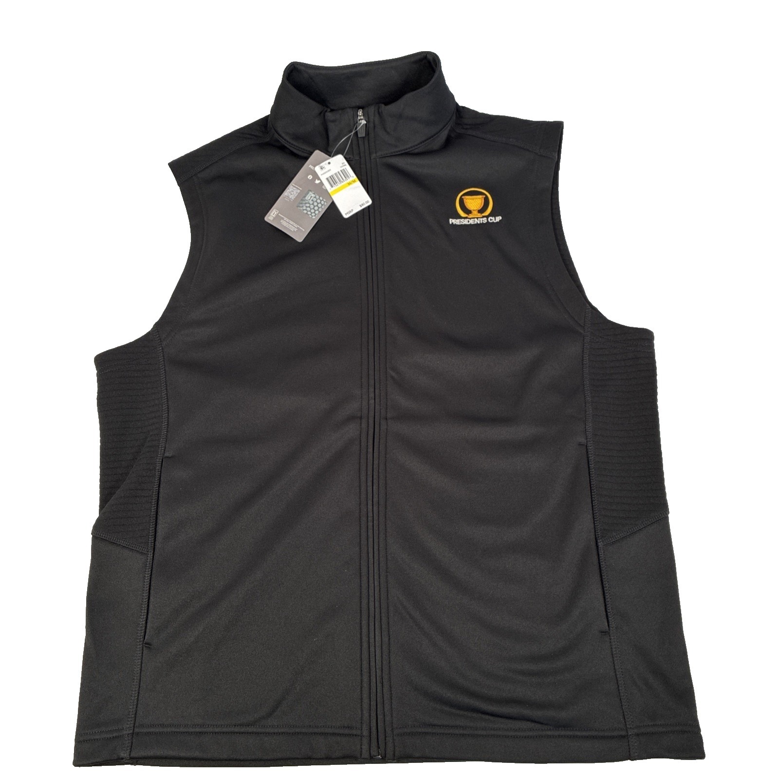 New Mens Pga Tour Golf Full Zip Vest Size Medium Nwt Presidents Cup